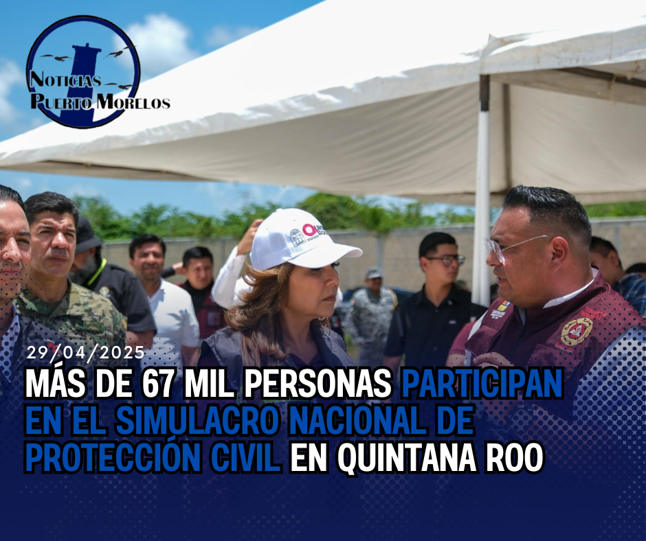 Más de 67 mil personas participan en el Simulacro Nacional de ...